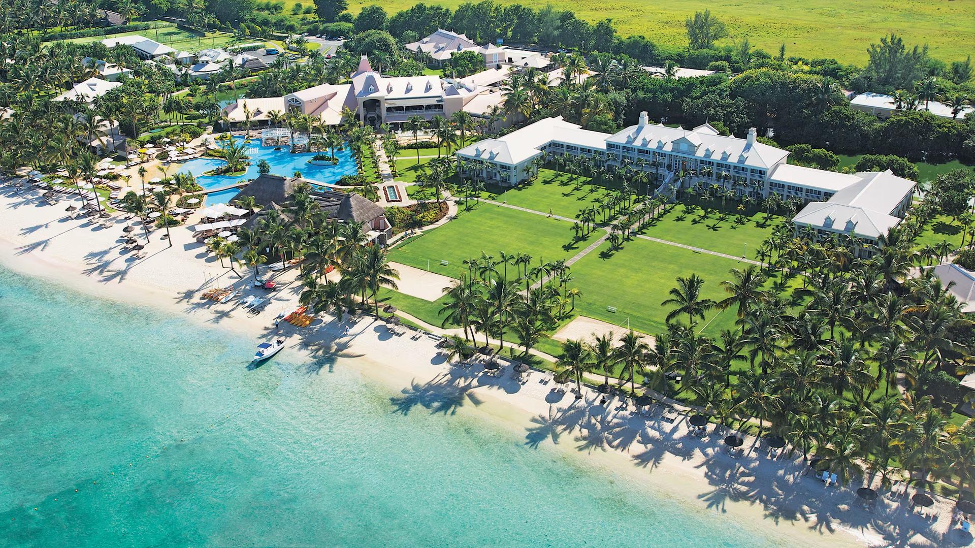 Overhead view of the Long Beach Golf & Spa Resort