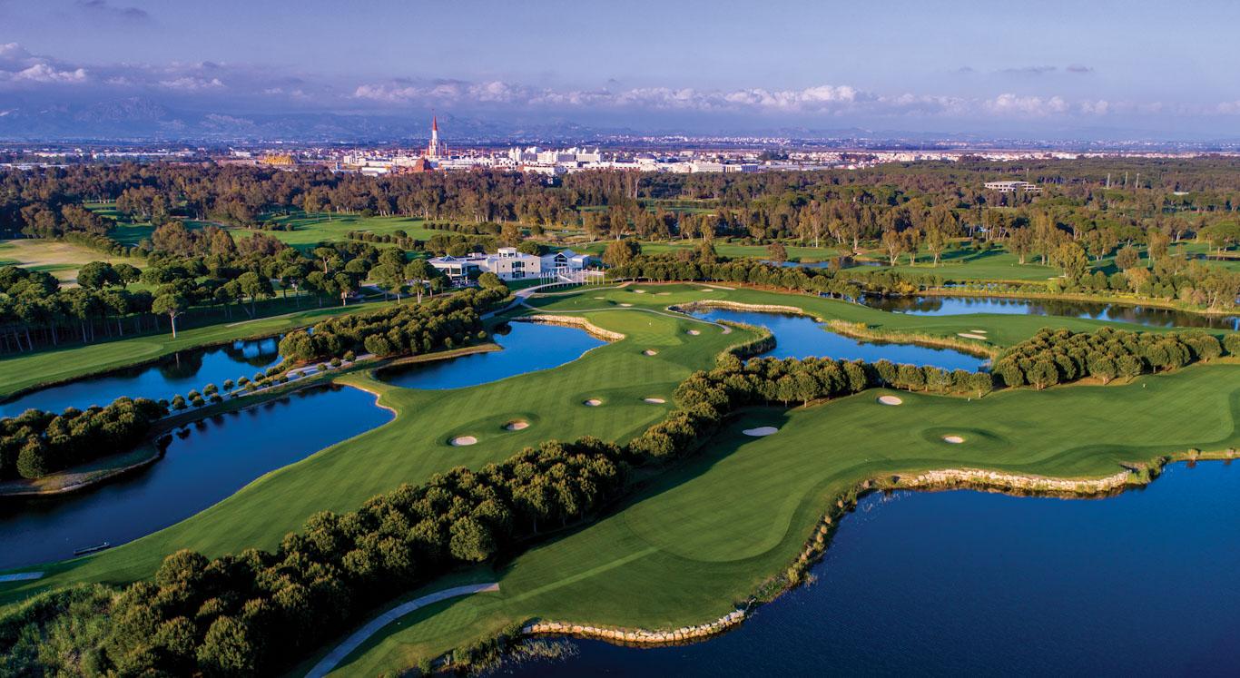 Aerial view of the Pasha Course