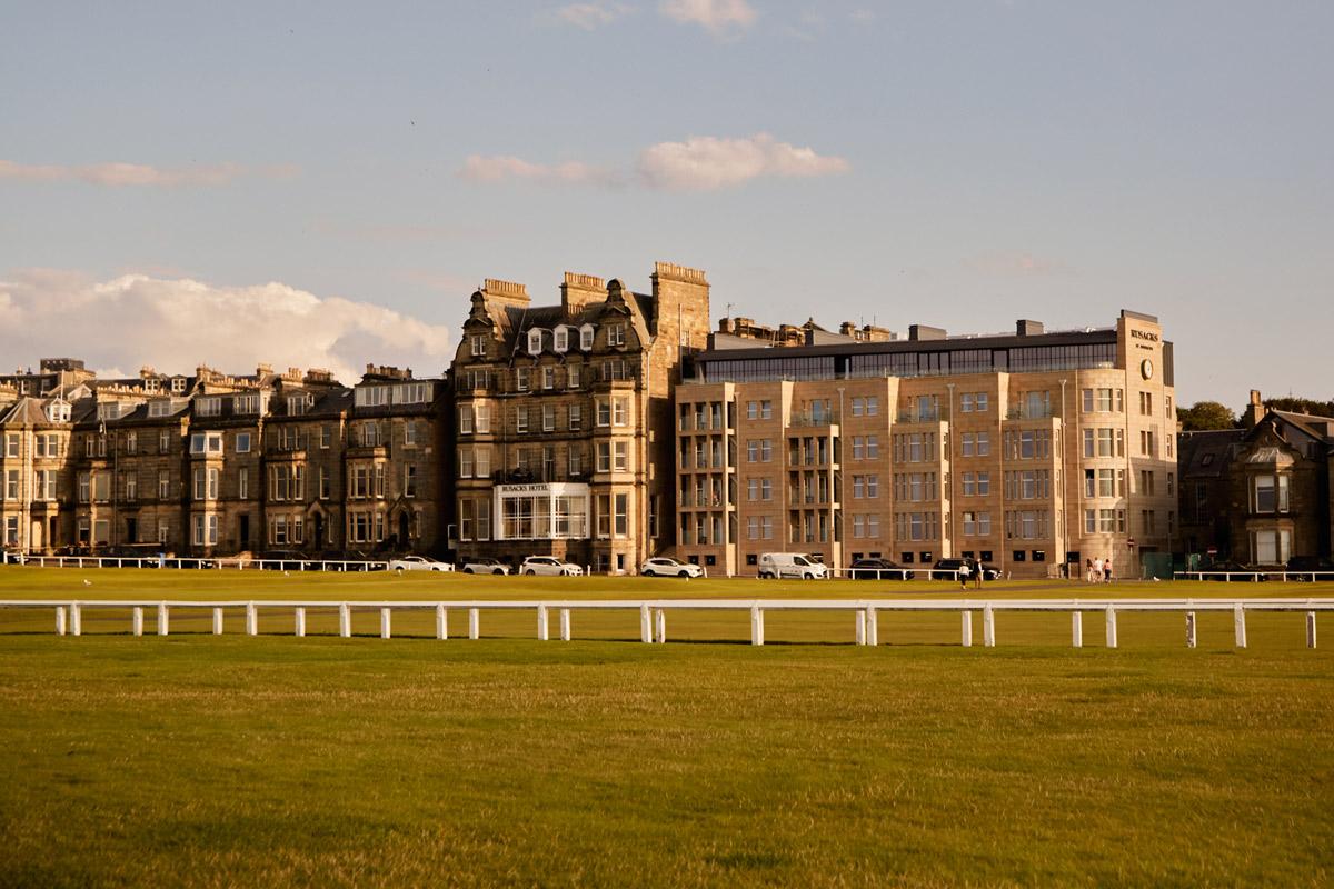 St Andrews links hotel & clubhouse side by side