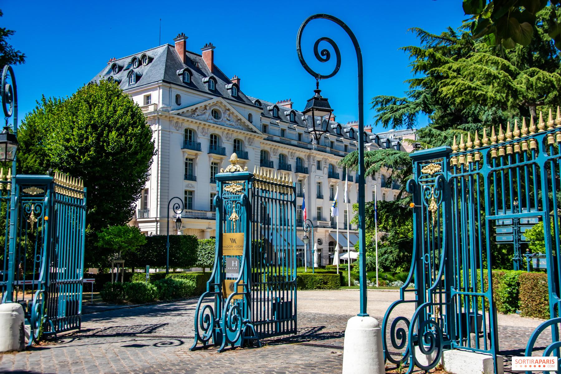 Front gates of the hotel