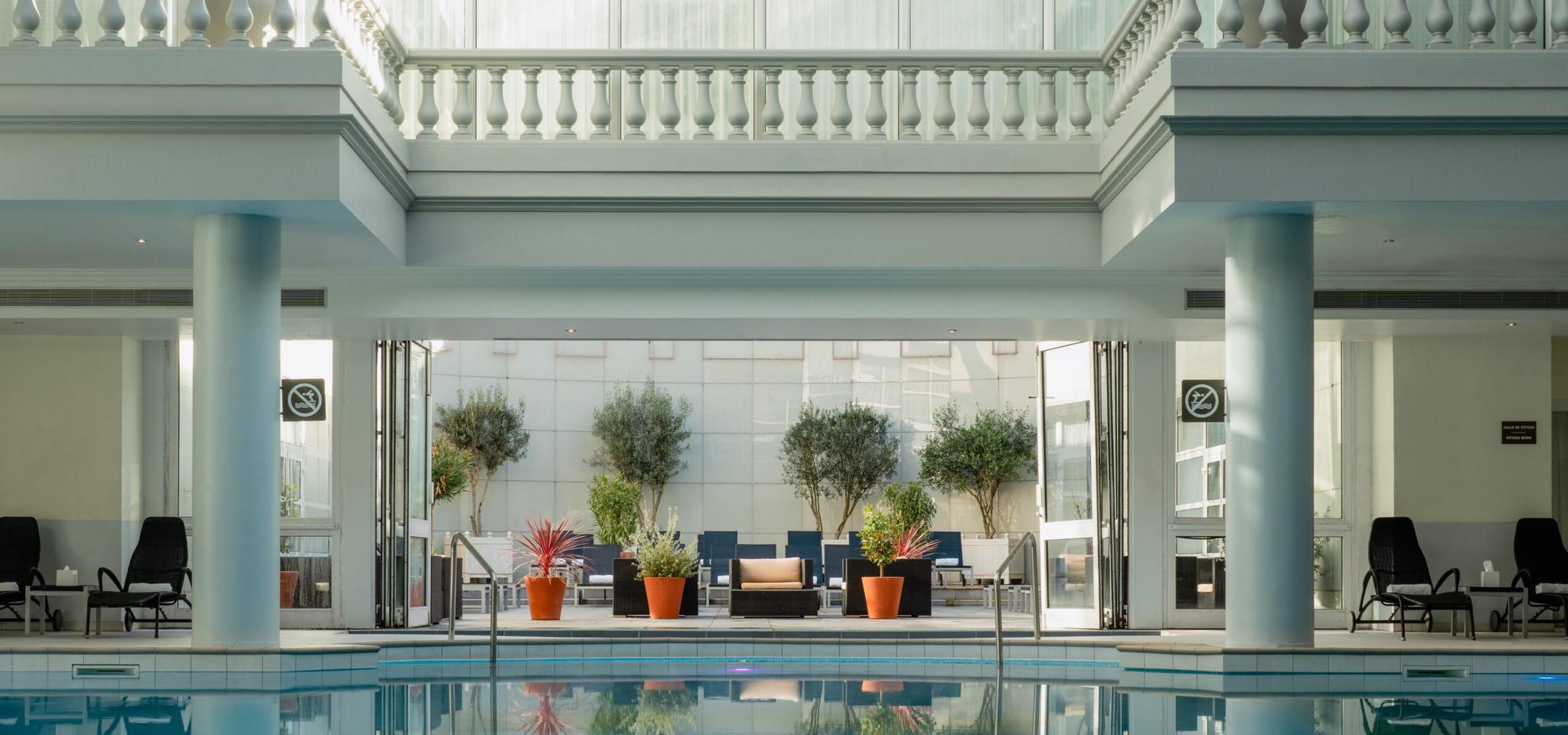 Indoor pool area