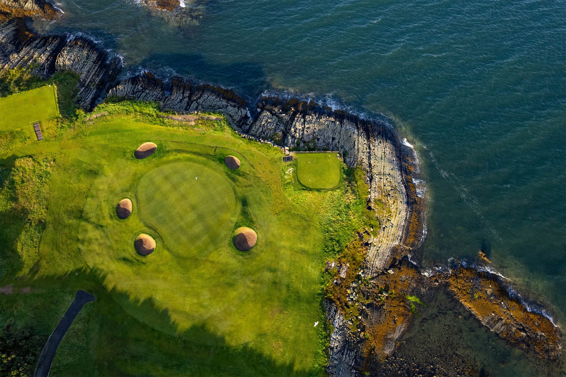 Cliffside green at Ardglass