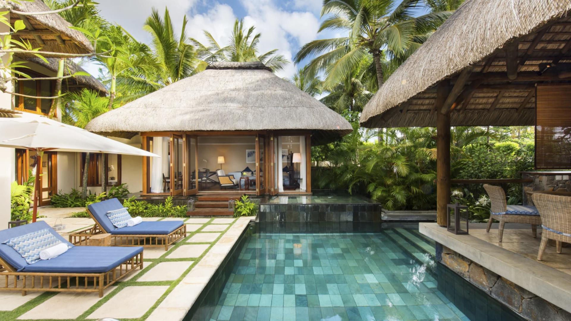 Outdoor pool area at Constance Belle Mare Plage