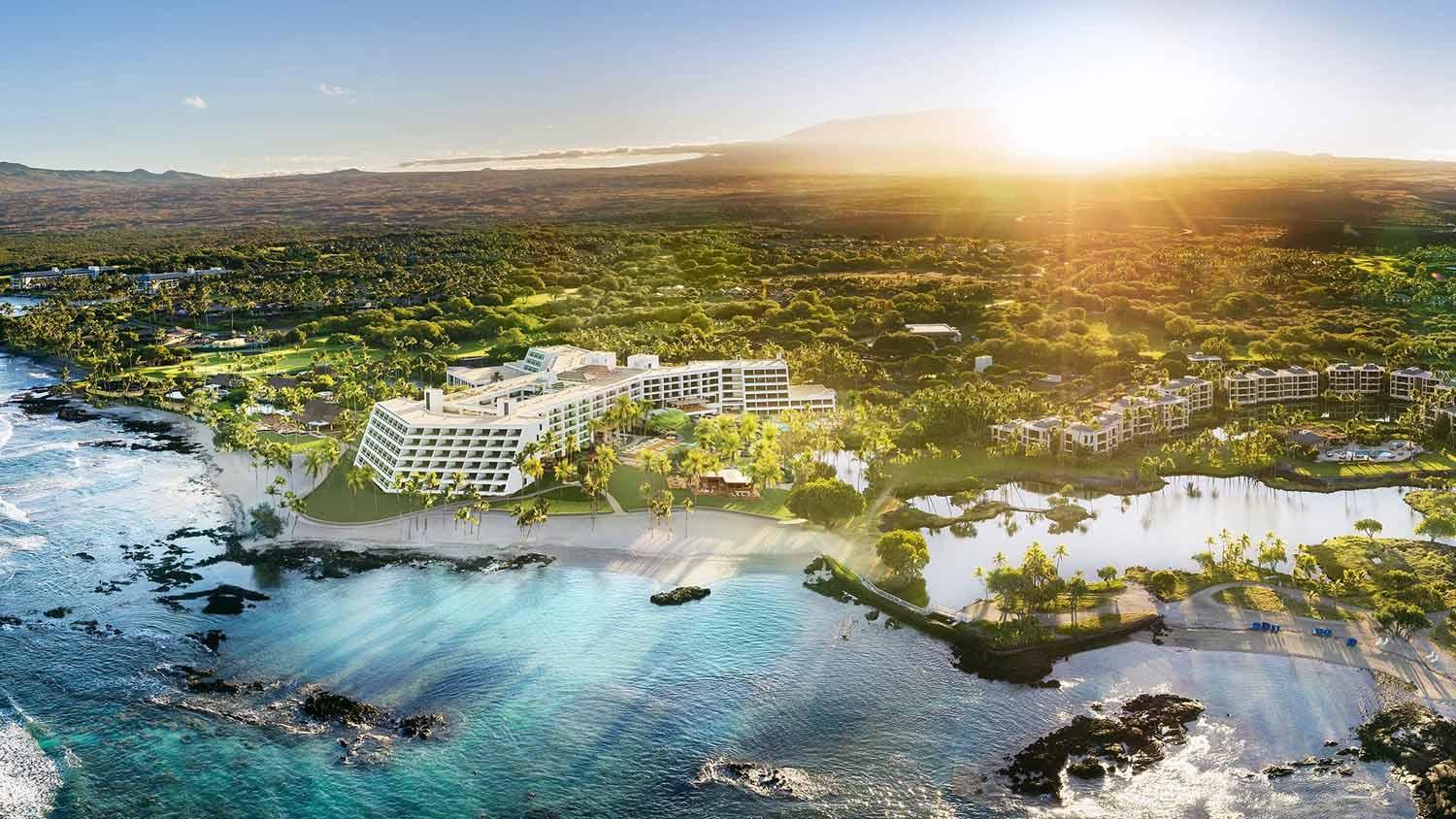 Aerial view of Mauna Lani Resort
