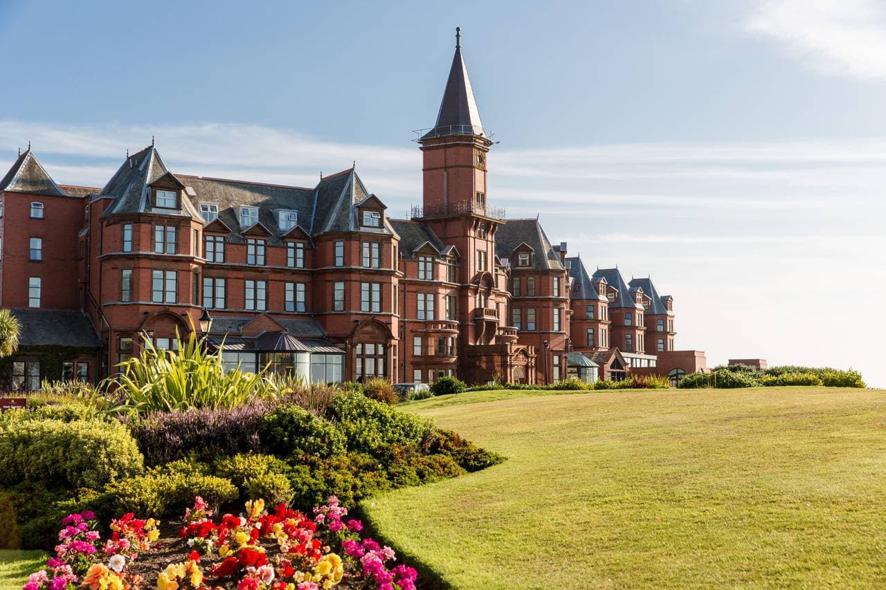 Slieve Donard hotel with gardens in Ireland