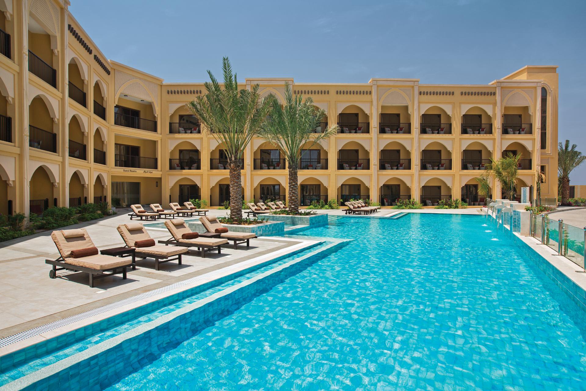 Outdoor pool area
