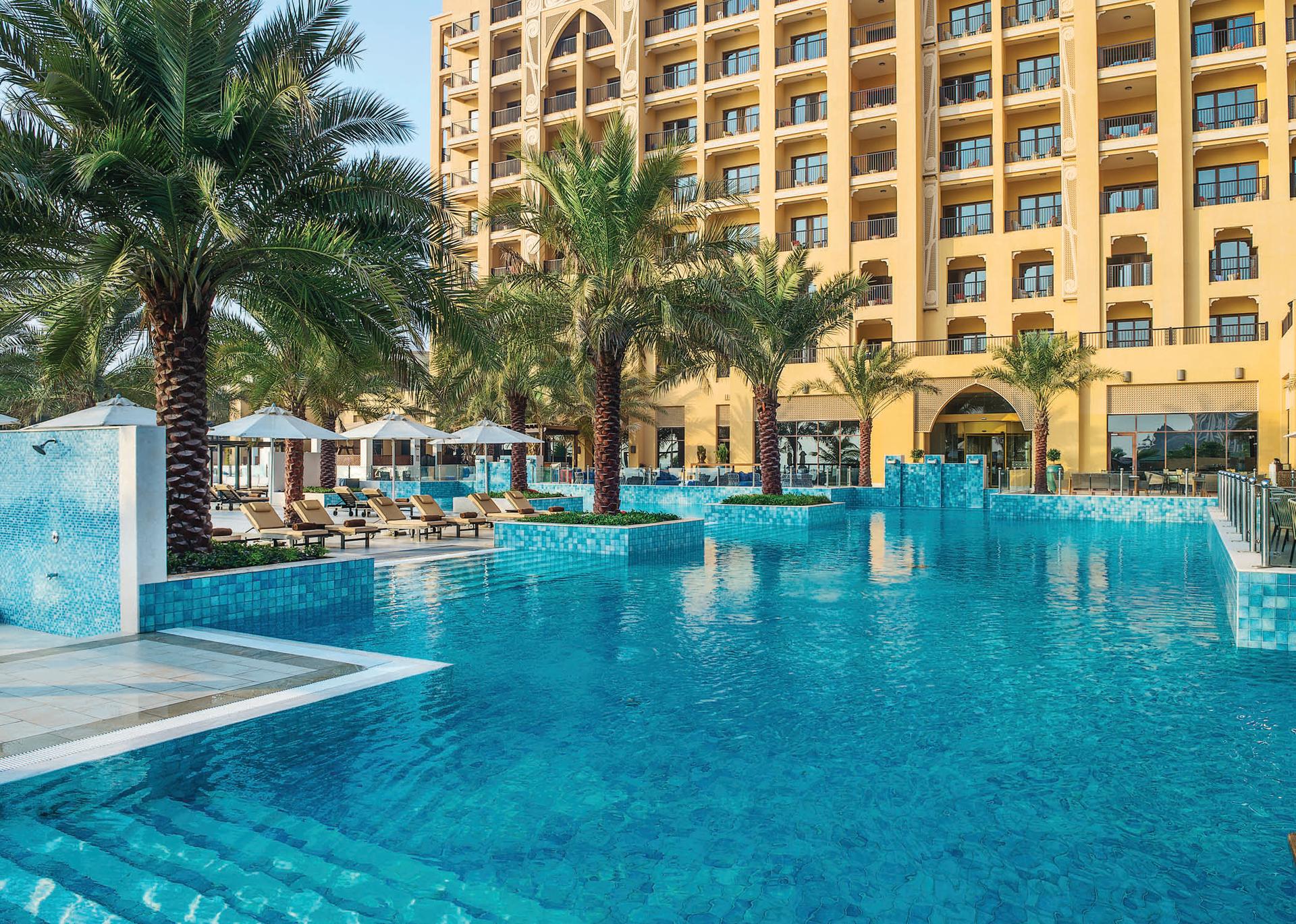 Outdoor pool area