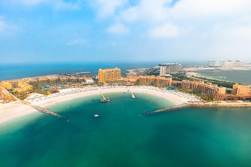 Aerial view of Ras-Al-Khaimah with stunning sea views