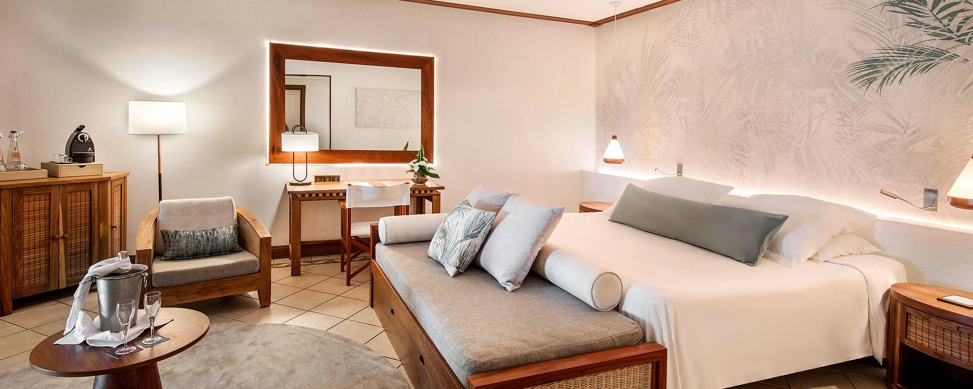 Double bed suite at the resort