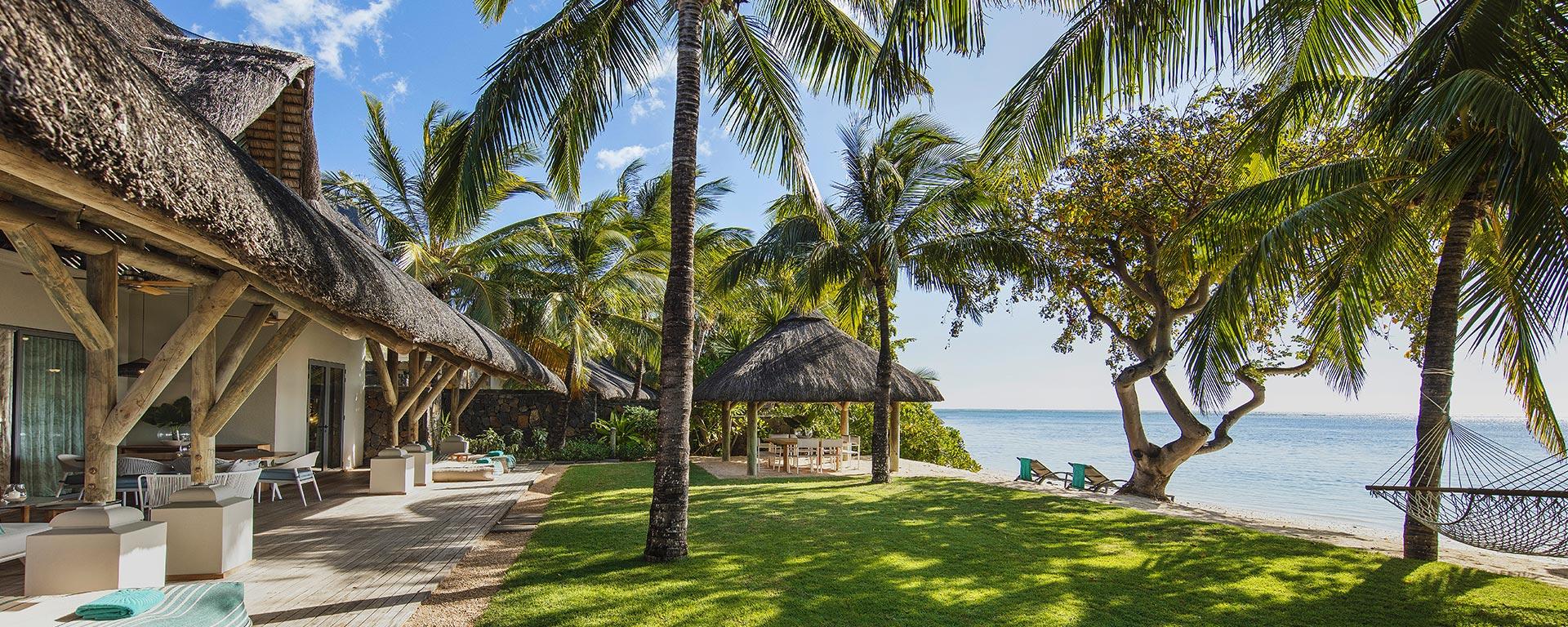 Panoramic view of a villa at Paradis Beachcomber Golf Resort & Spa