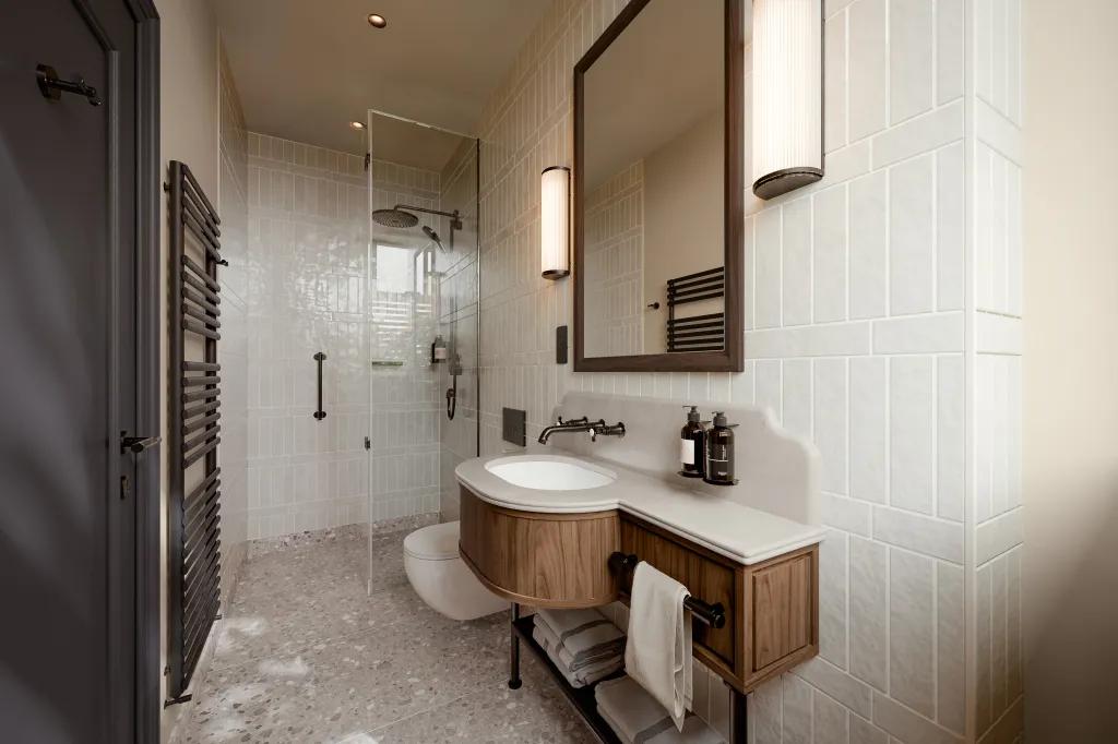Bathroom as part of a double bed suite