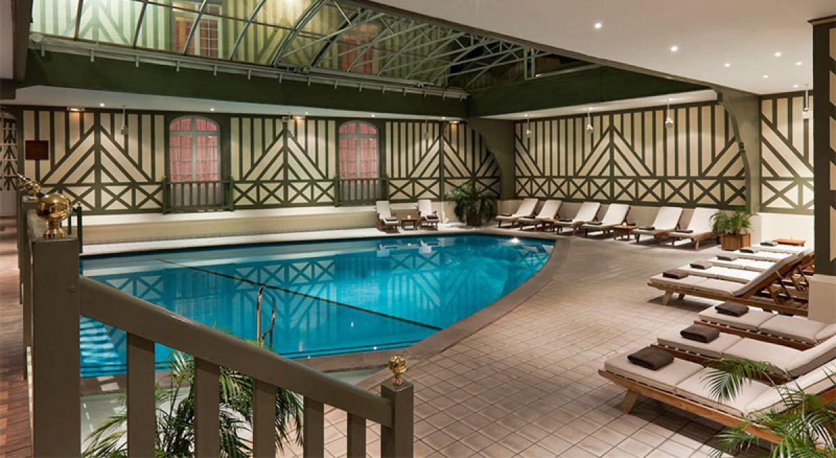 Indoor swimming pool area