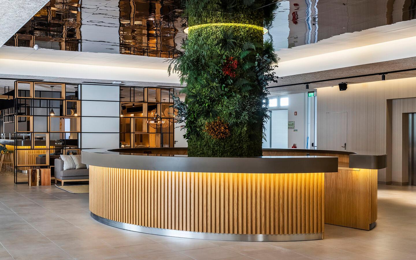 Indoor reception area