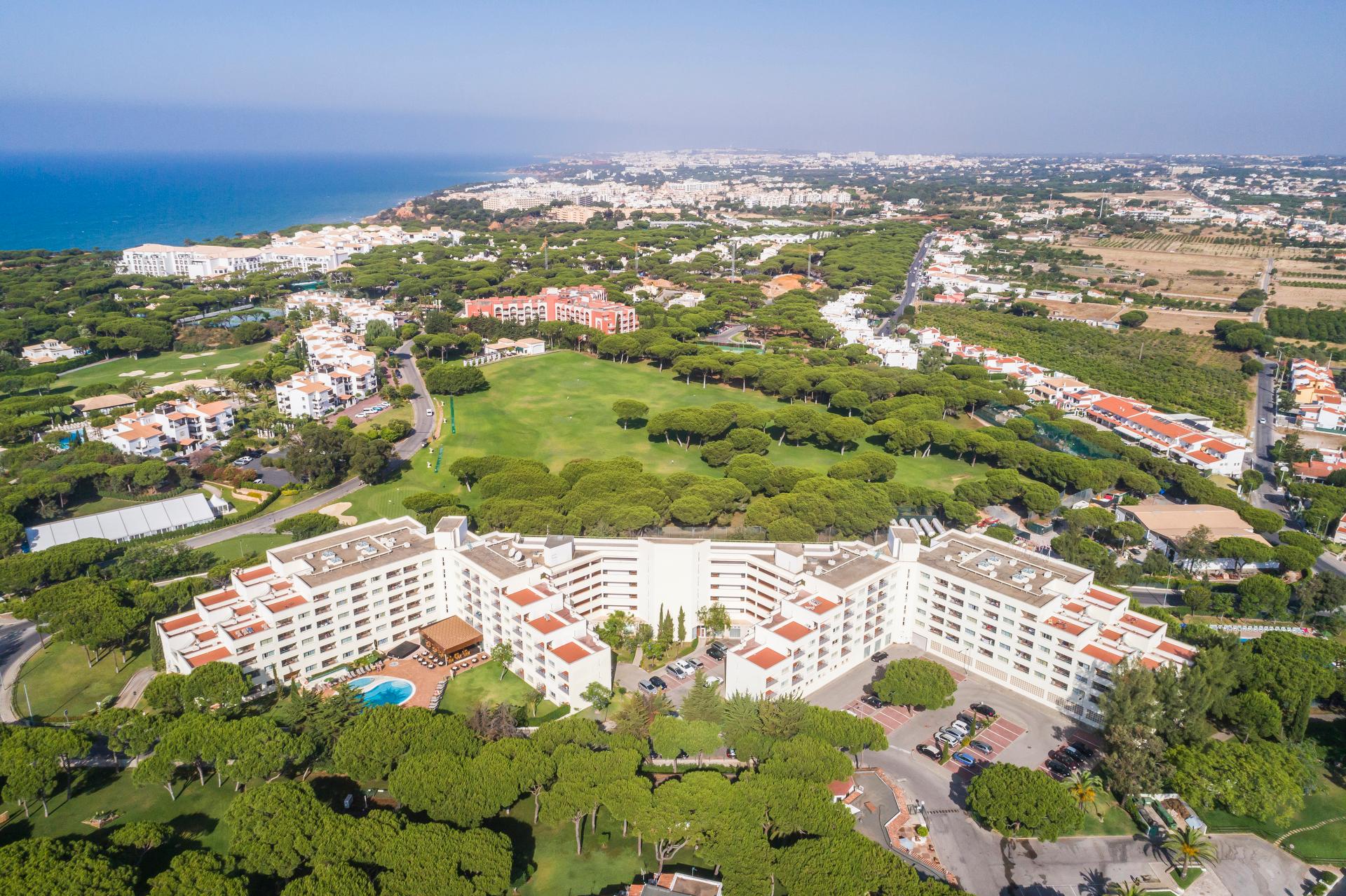 Aerial view of The Patio Suite Hotel