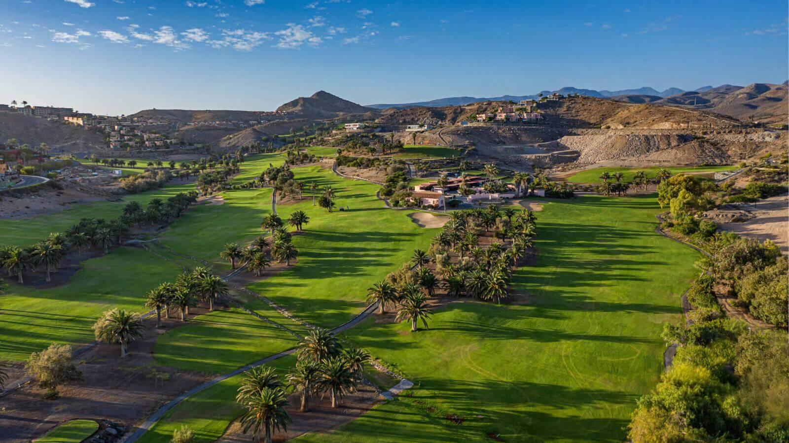 Aerial view of the Salobre Old Course