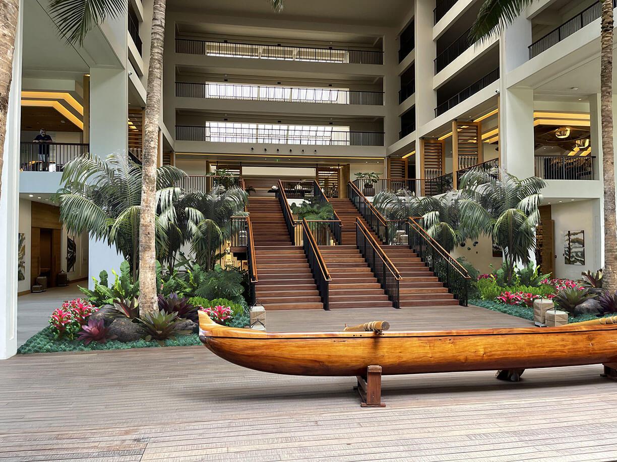 Lobby of Mauna Kea Resort