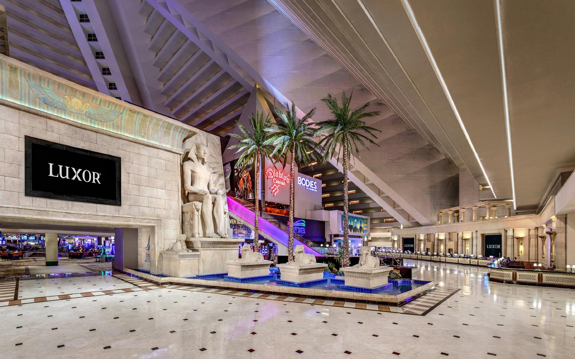 Inside the Luxor Resort & Casino